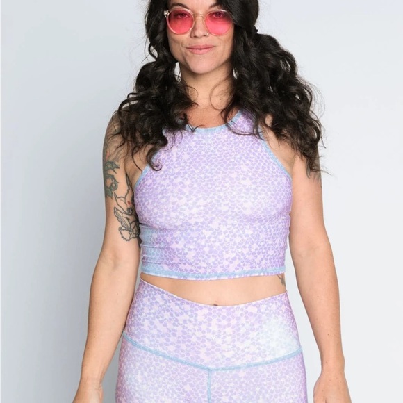 Teeki Women's Mermaid Fairy Queen Lavender Mermaid Tank M/L - Picture 3 of 8